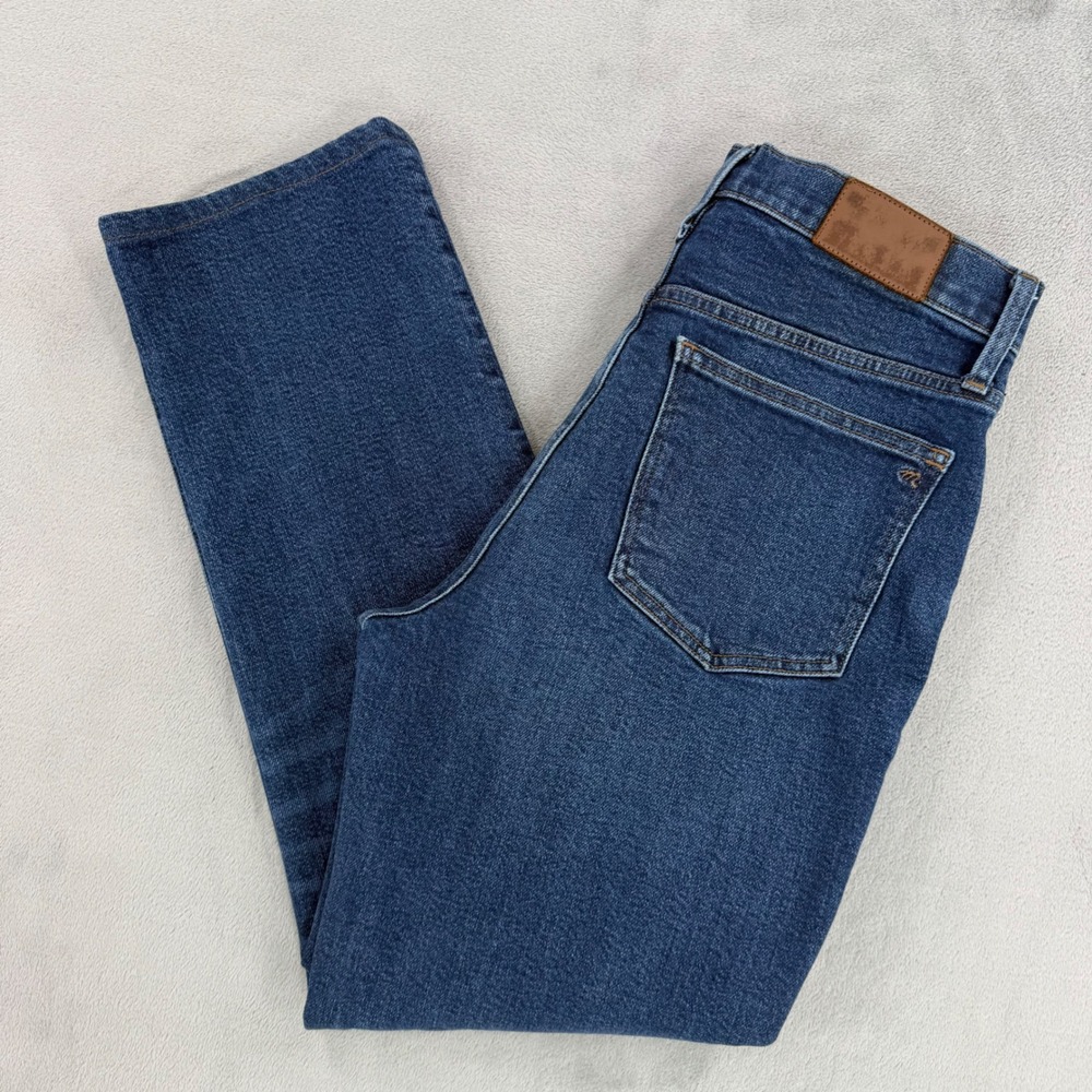 Madewell Bootcut Jeans in Deep Blue Denim